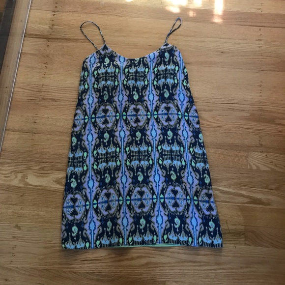 Tibi silk sz0 dress tunic tie dye - Picture 1 of 5